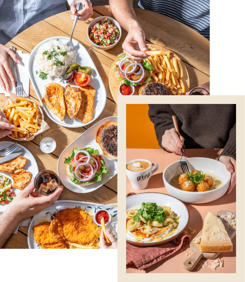 עם מעל ל-20 תערובות אספרסו ייחודית ובלעדיות לרשת, רשת גרג בידלה את עצמה עם תערובות המובססות על זן ערביקה מקולומביה, ברזיל ואתיופיה האיכותיים, הטובות והמיוחדות בעולם.